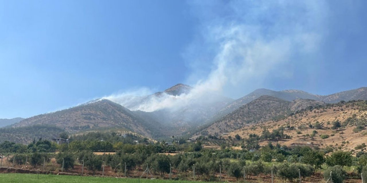 Kahramanmaraş'taki yangına müdahale devam ediyor
