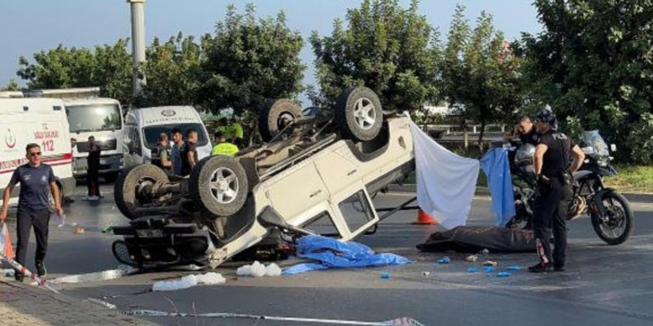Antalya'da can pazarı: Kazada 1 kişi öldü yaralılar var