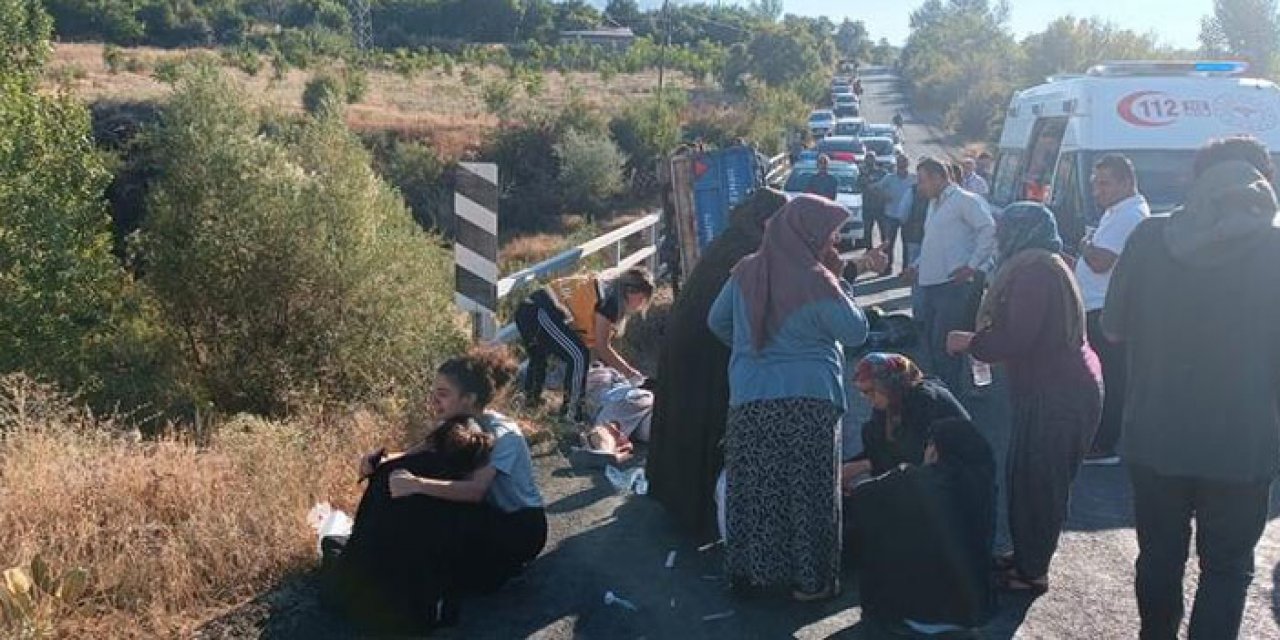 Patpat devrildi: 3'ü ağır, 14 yaralı