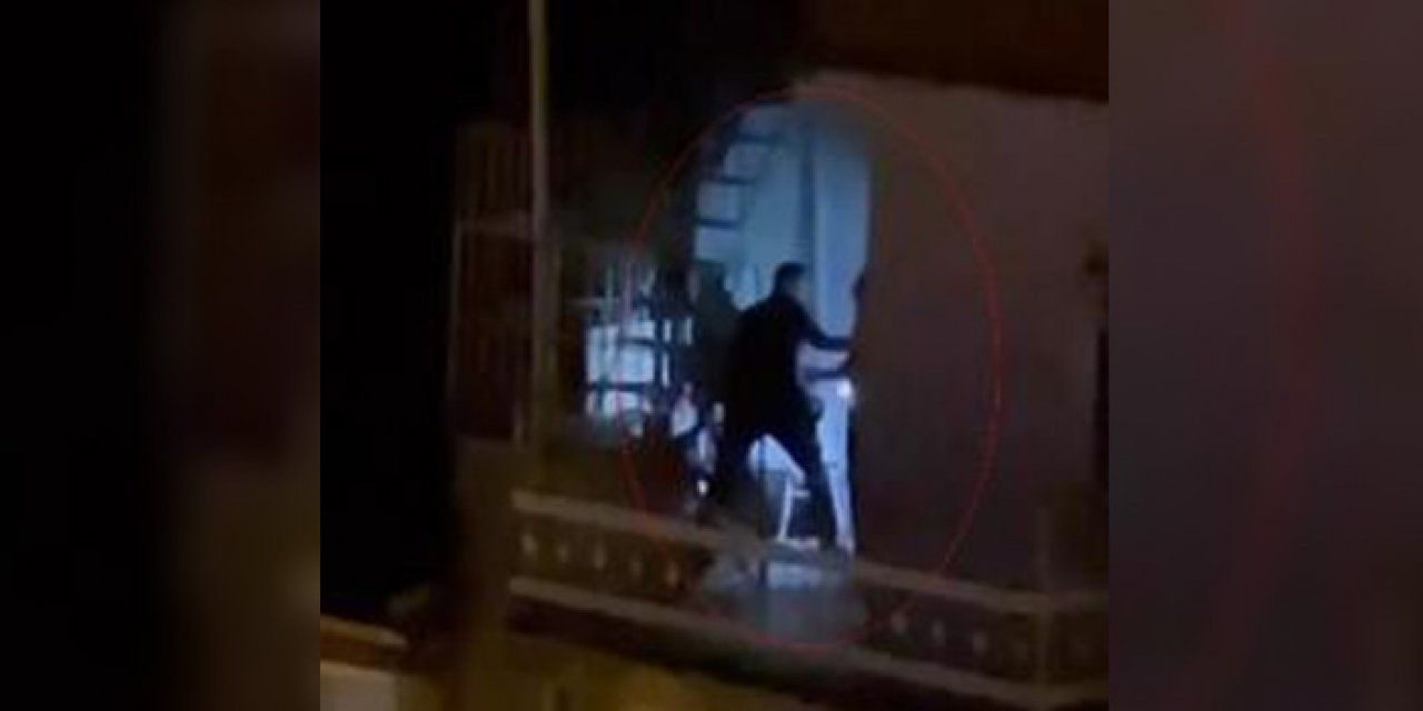 Hırsızlık şüphelisi balkonda saklanırken yakalandı