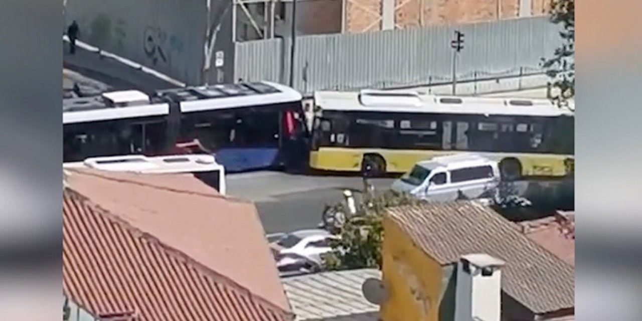 Eminönü'nde ilginç kaza