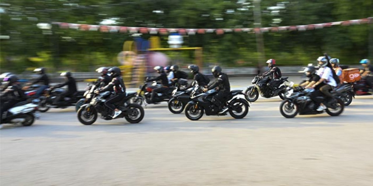 Motokuryeler Ankara'da Samet Özgül için toplandı