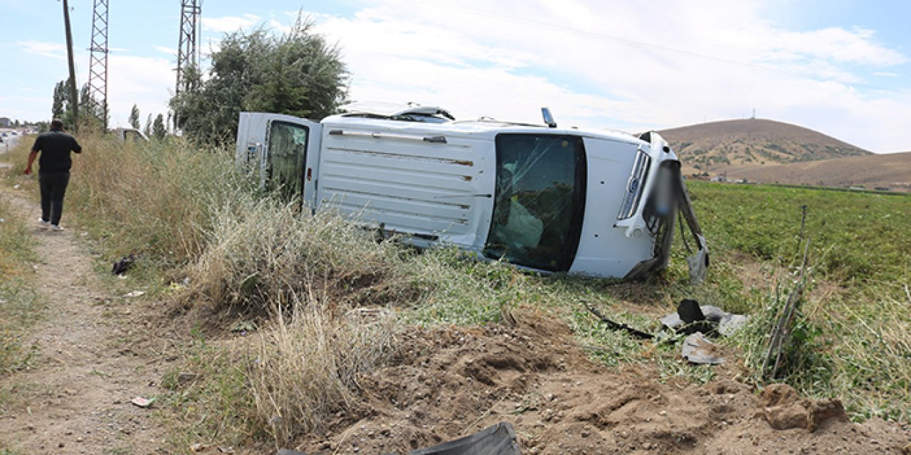 Otomobil şarampole devrildi: 5 yaralı