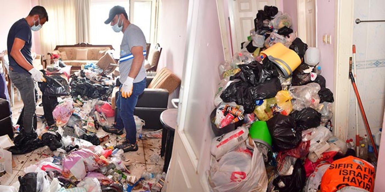 Adana'da çöp ev vakası: “Yapmayın 20 yılın emeği var”
