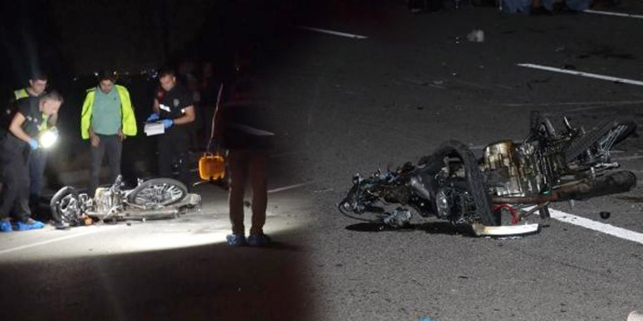 Antalya'da 2 motosiklet kafa kafaya çarpıştı