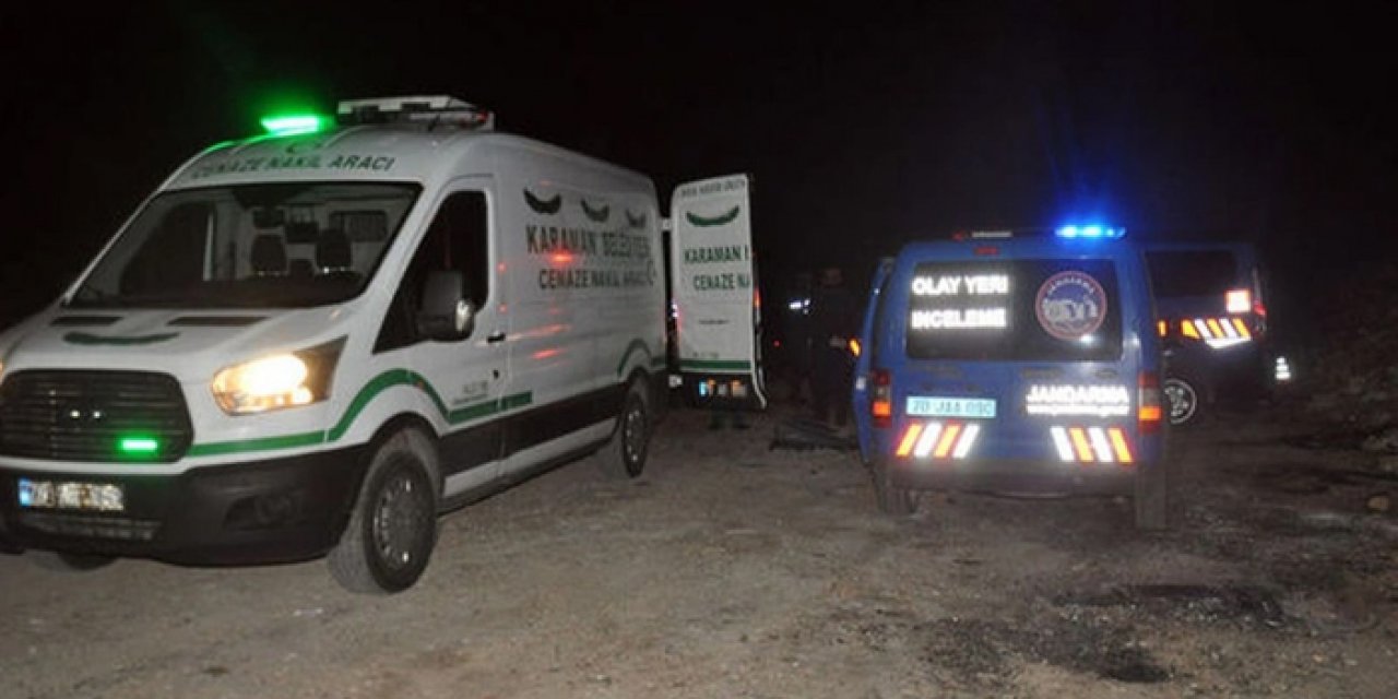 Karaman'da feci kaza: Devrilen araçta 3 kişi yaralandı