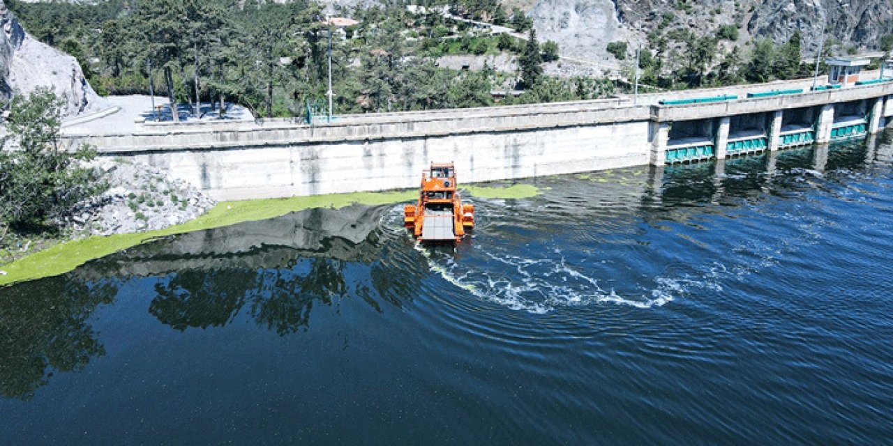 Ankara'nın baraj ve gölleri temizleniyor