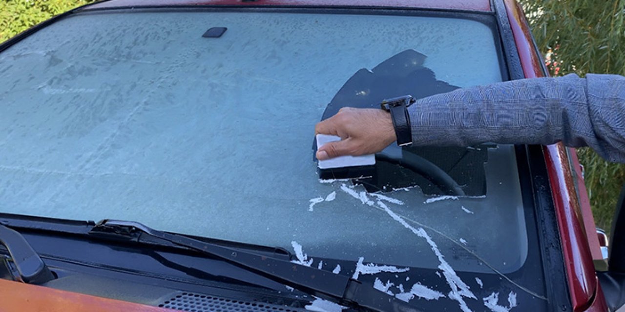 O ilimize kış geldi! Sıcaklık eksiye düştü, camlar buz tuttu