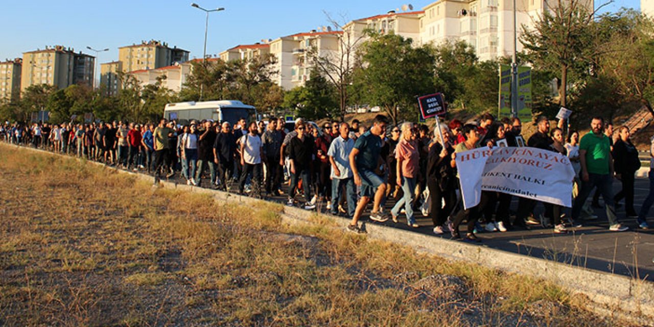 Yaşanan ilk ölüm değil: Hürcan bulur için yürüyüş düzenlendi
