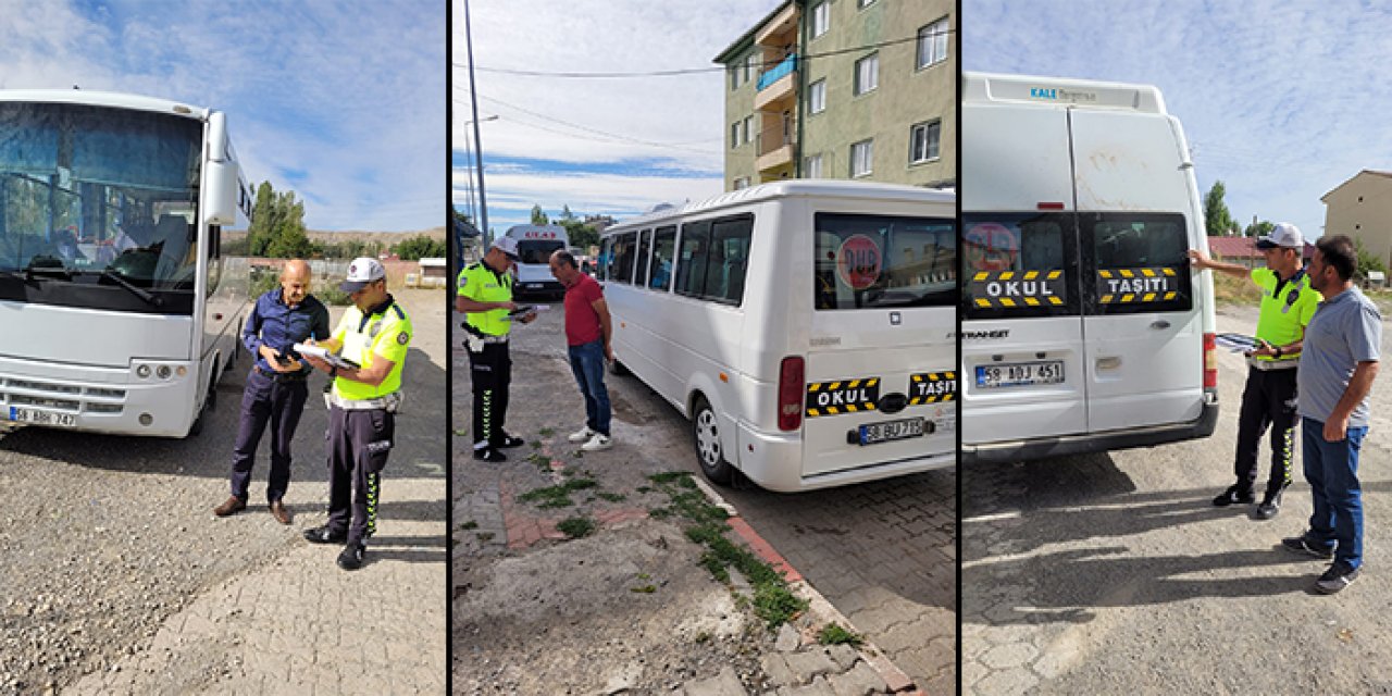 Öğrenci servisleri denetlenmeye devam ediyor