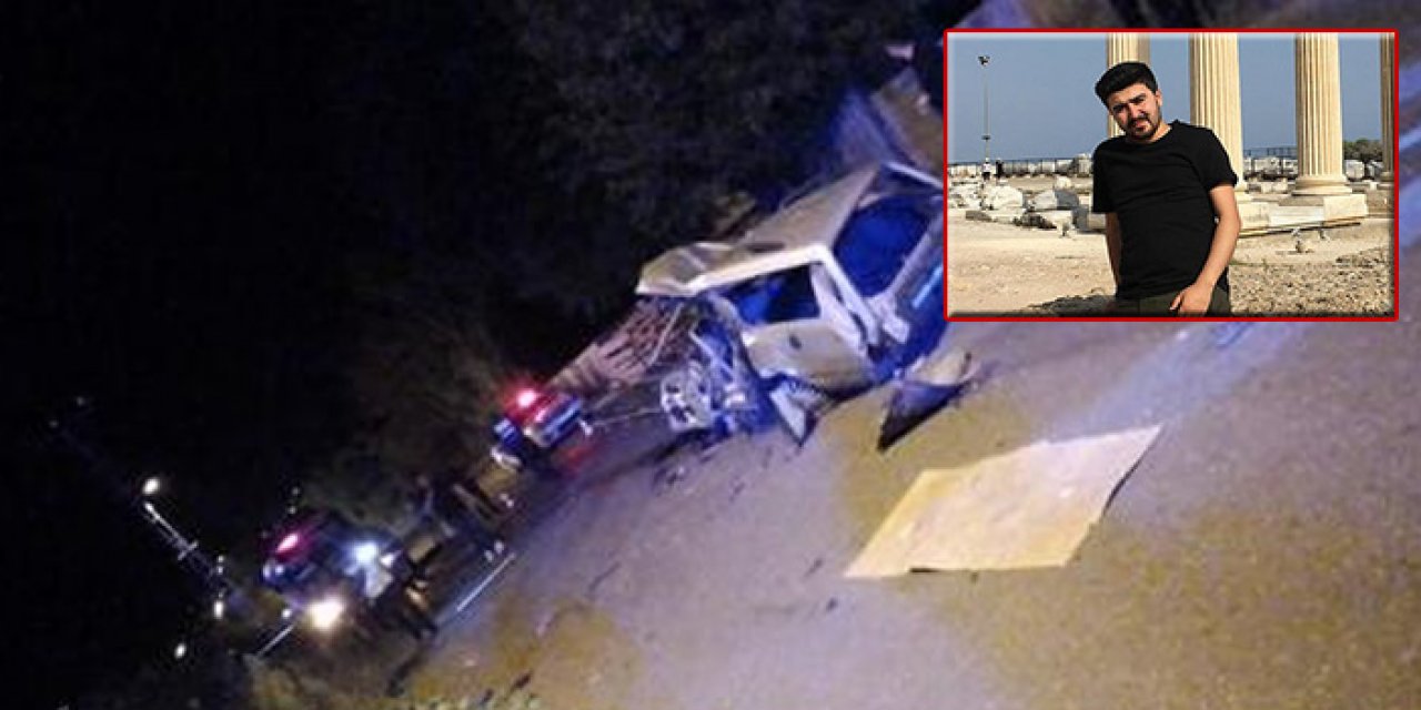 Ağaçlara çarpan otomobilin sürücüsü hayatını kaybetti