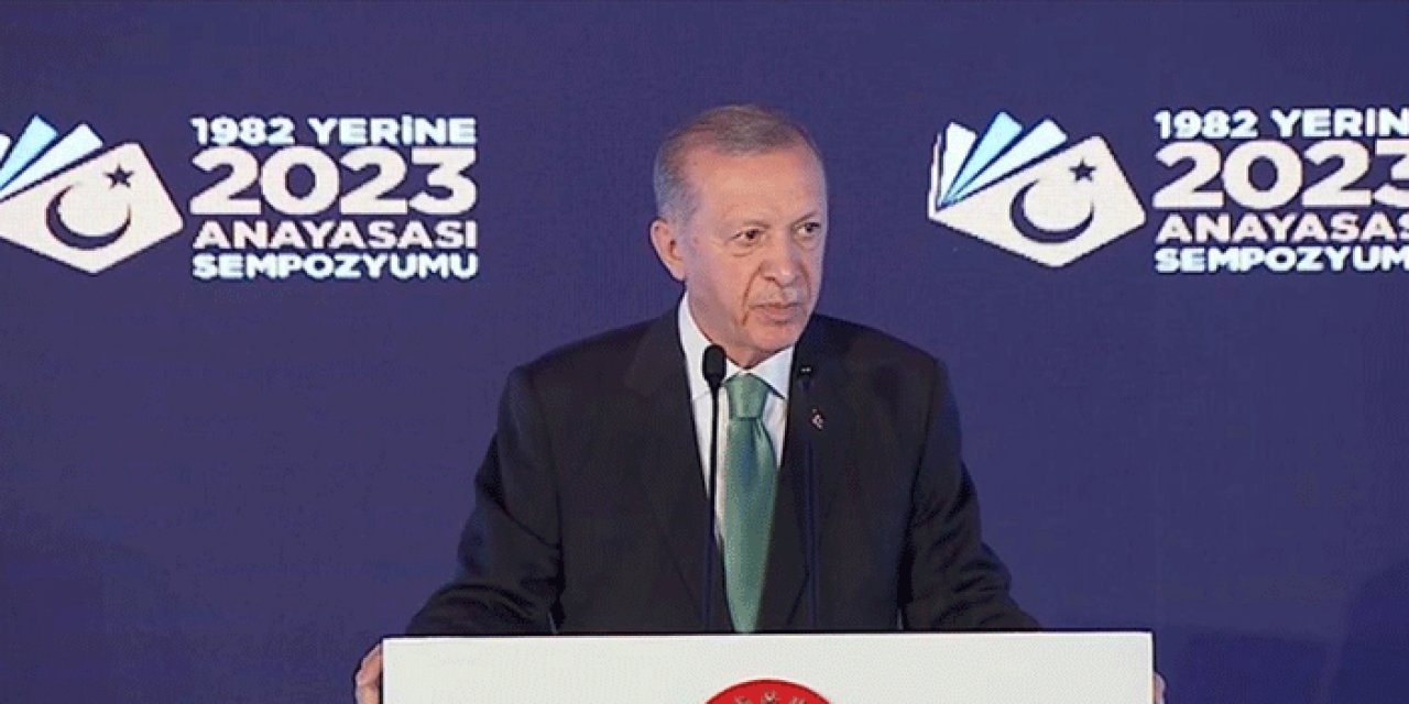 Cumhurbaşkanı Erdoğan Anayasa Sempozyumu'nda konuştu