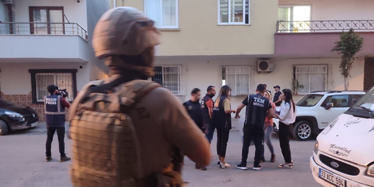 Mersin'de terör operasyonu: 4 gözaltı