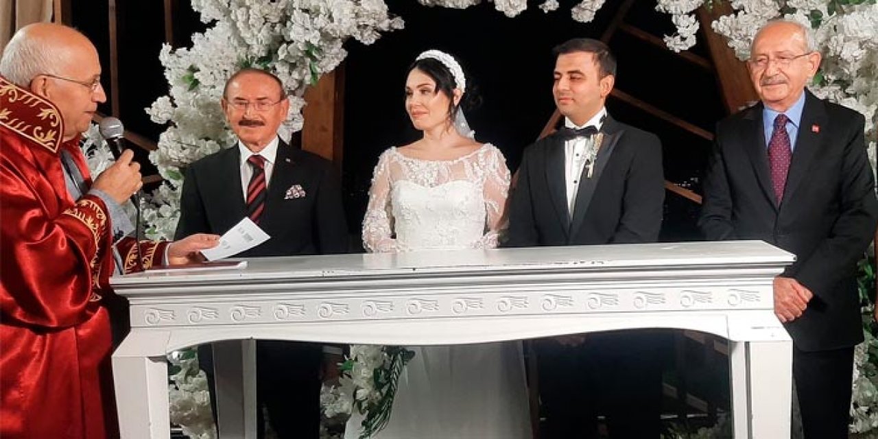 Kemal Kılıçdaroğlu nikah şahidi oldu