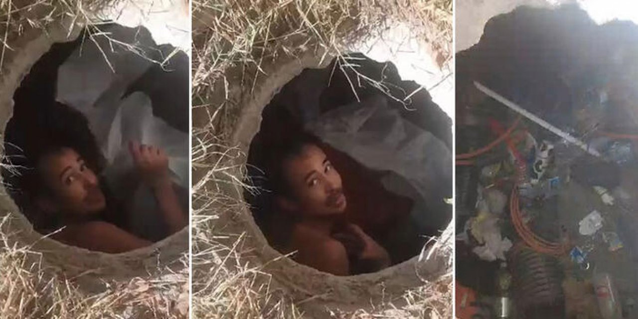 Kanaldan kaçak göçmen çıktı