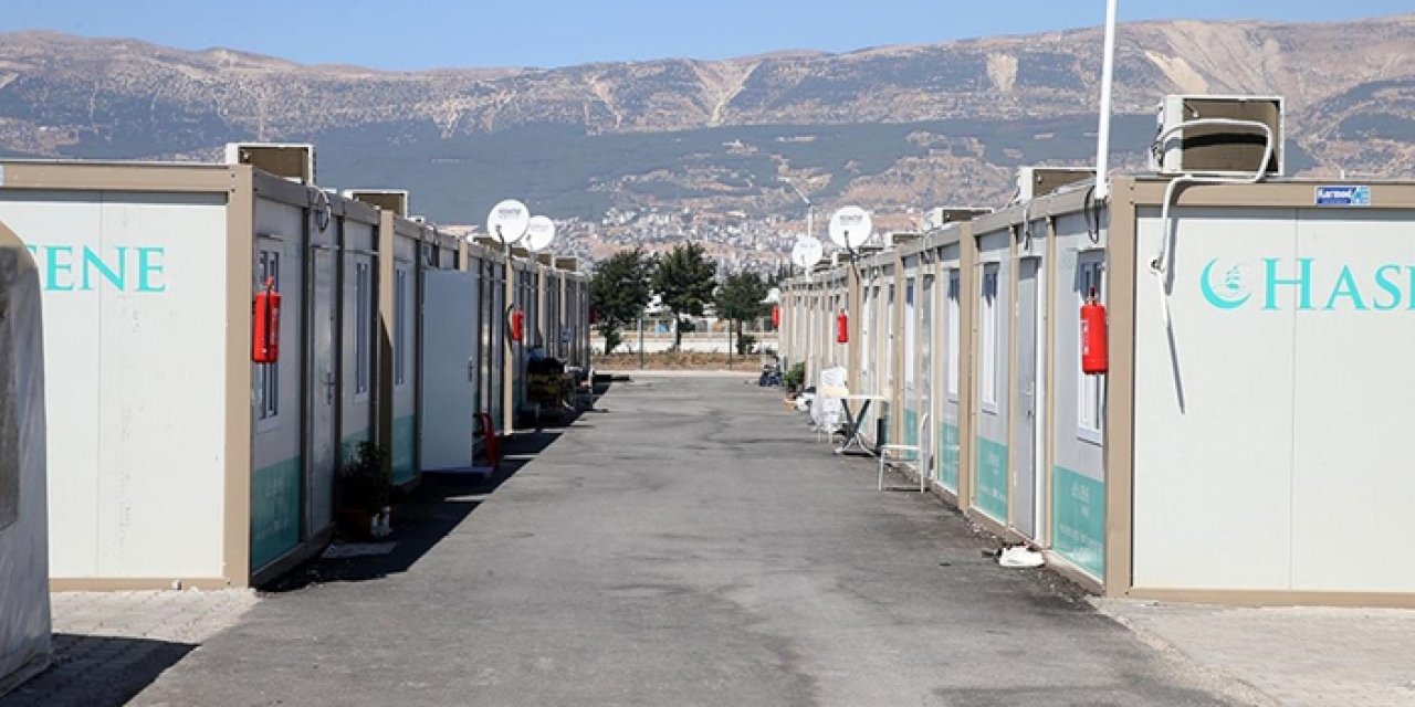 Konteyner kente klima kuruldu