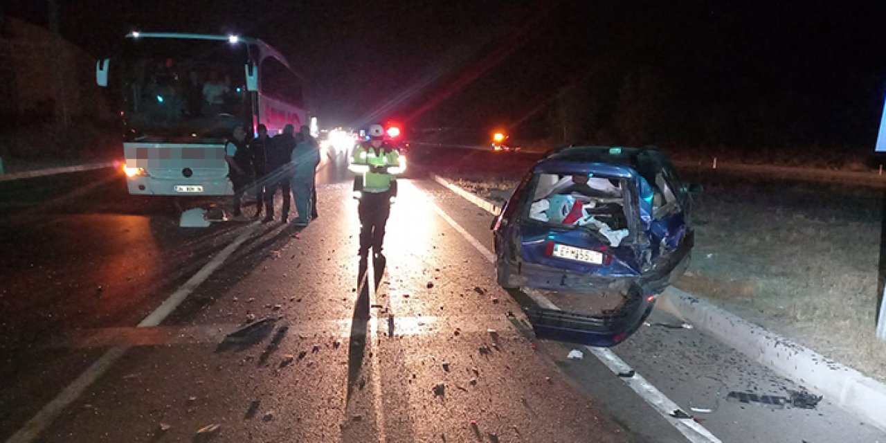 Amasya'da yaşanan zincirleme kazada 3 kişi yaralandı