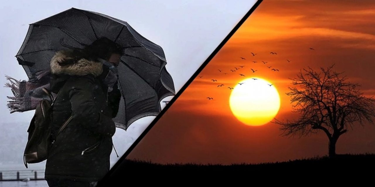 Meteoroloji'den 3 uyarı birden: Yağmur, sıcak, toz