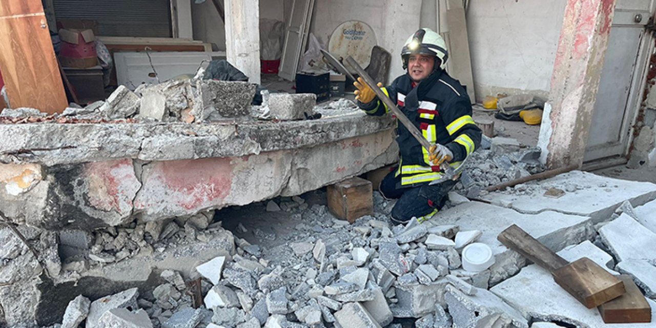 Evin duvarı çöktü: 1 çocuk yaralandı