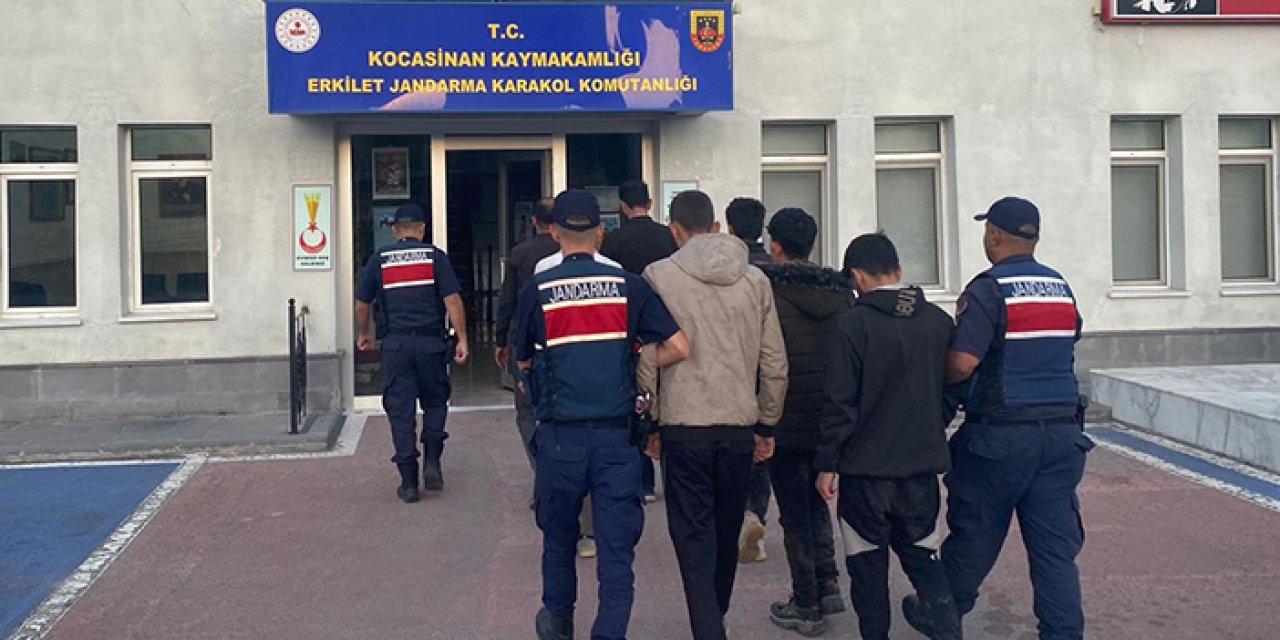 Kayseri'de kaçak göçmen operasyonu