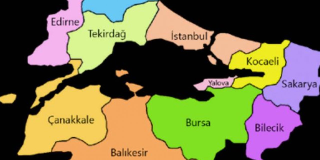 Marmara Bölgesi’ndeki 3 ilin sınırları değişiyor