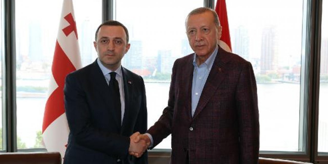 Erdoğan Gürcistan Başbakanı Garibashvili'yi kabul etti