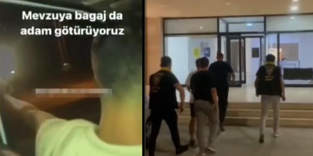 Magandalar rasgele ateş edip sosyal medyada paylaştı
