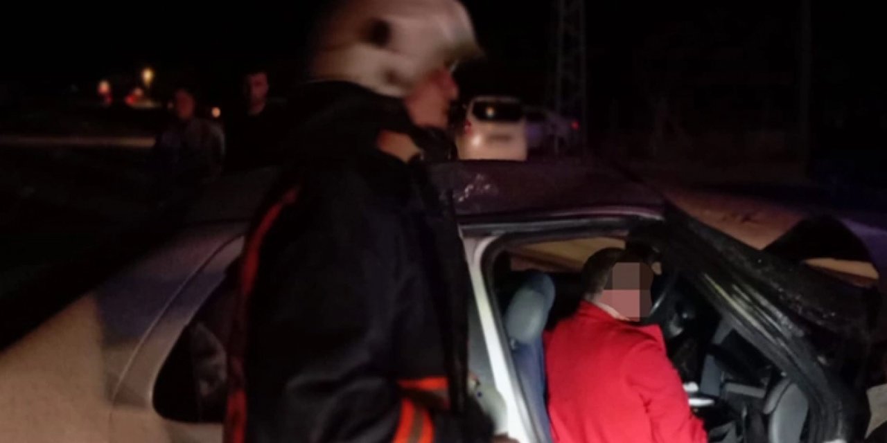 Malatya'da 2 araç çarpıştı: 4 yaralı