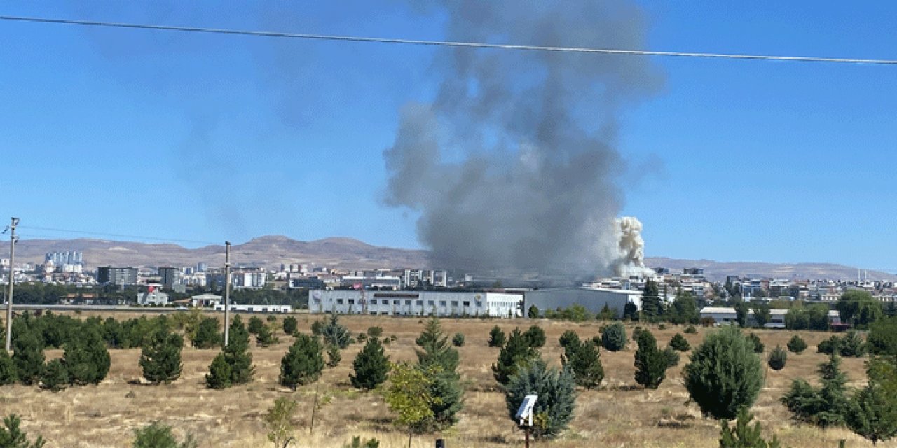 Ankara Gersan Sanayi Sitesi'nde yangın