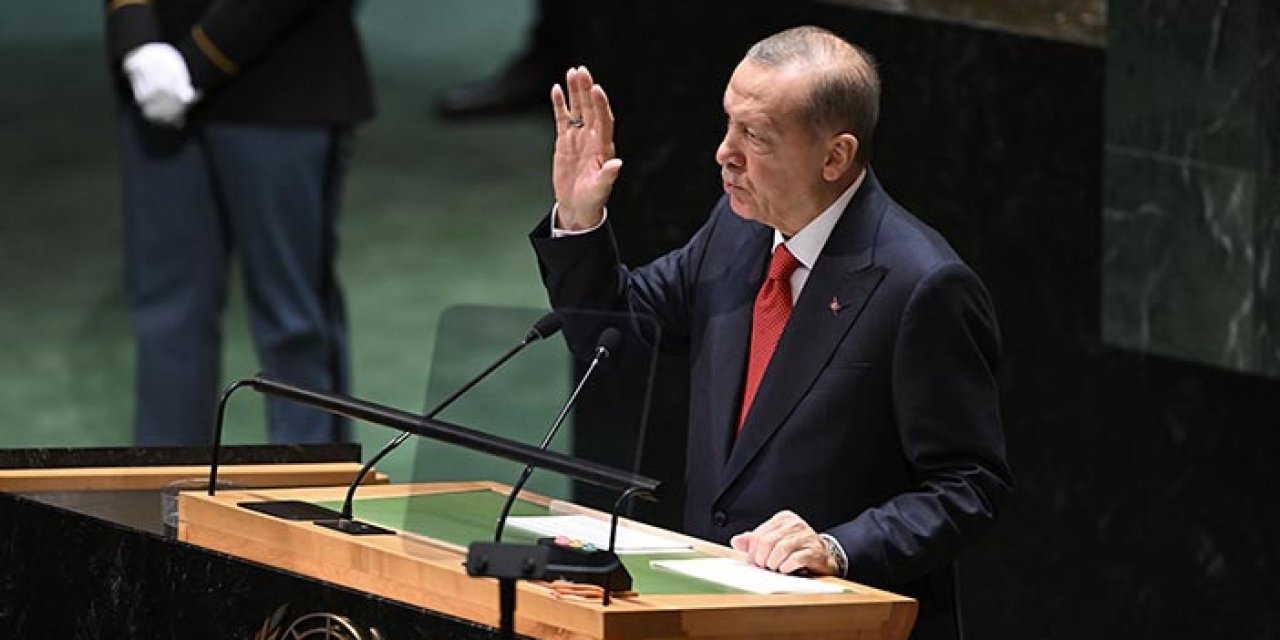 Cumhurbaşkanı Erdoğan ABD'de açıklama yaptı