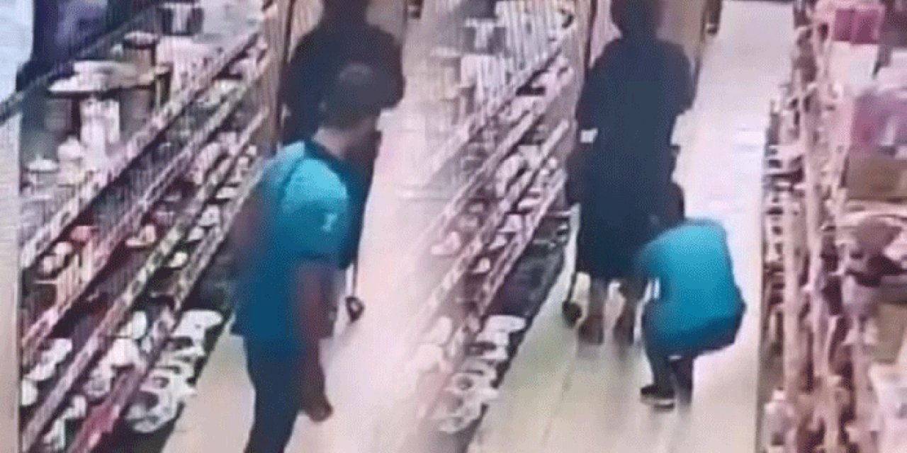 Market çalışanından müşteriye taciz