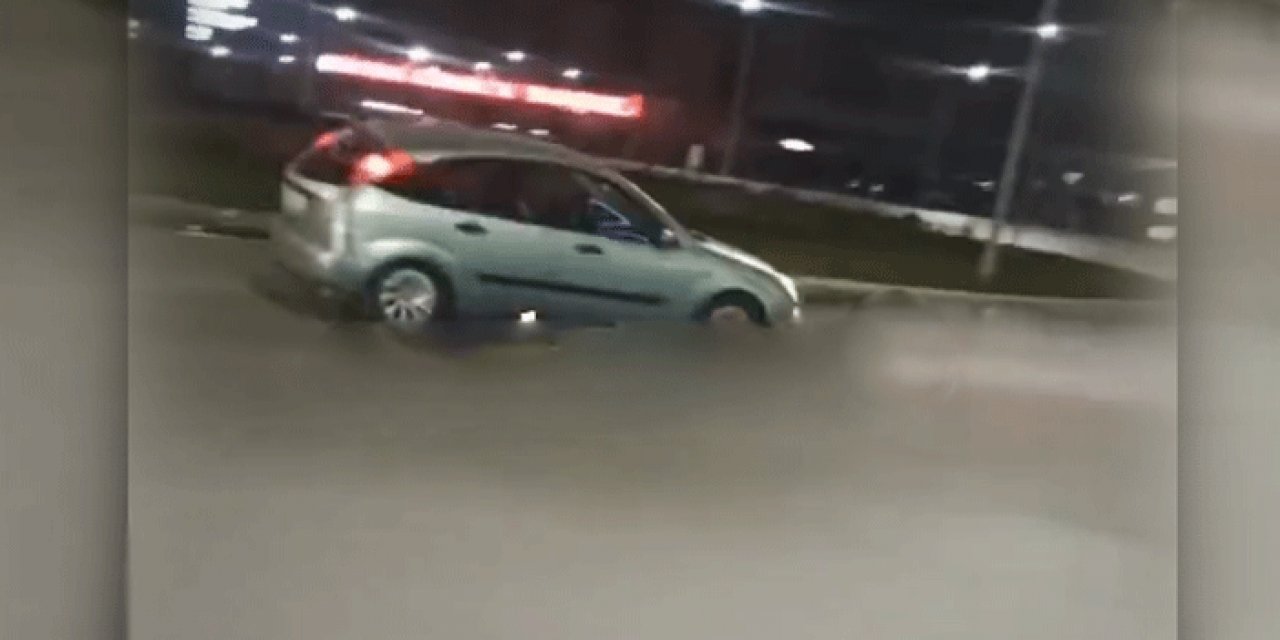 Ankara'da hastane önünde drift attı: Cezası büyük oldu