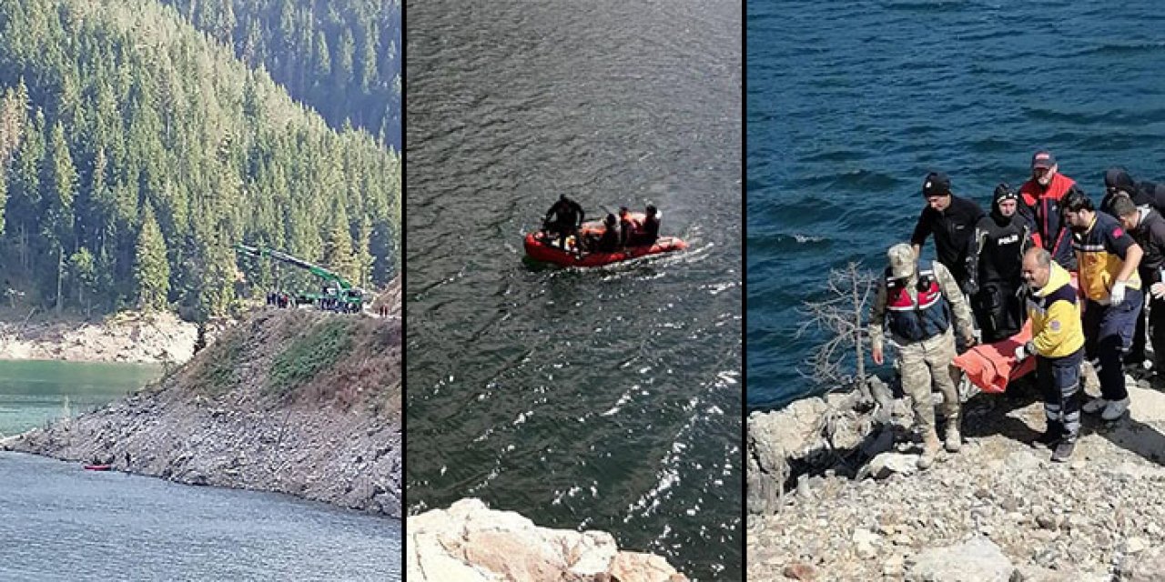 Kontrolü kaybetti baraja uçtu: Cansız bedenine ulaşıldı