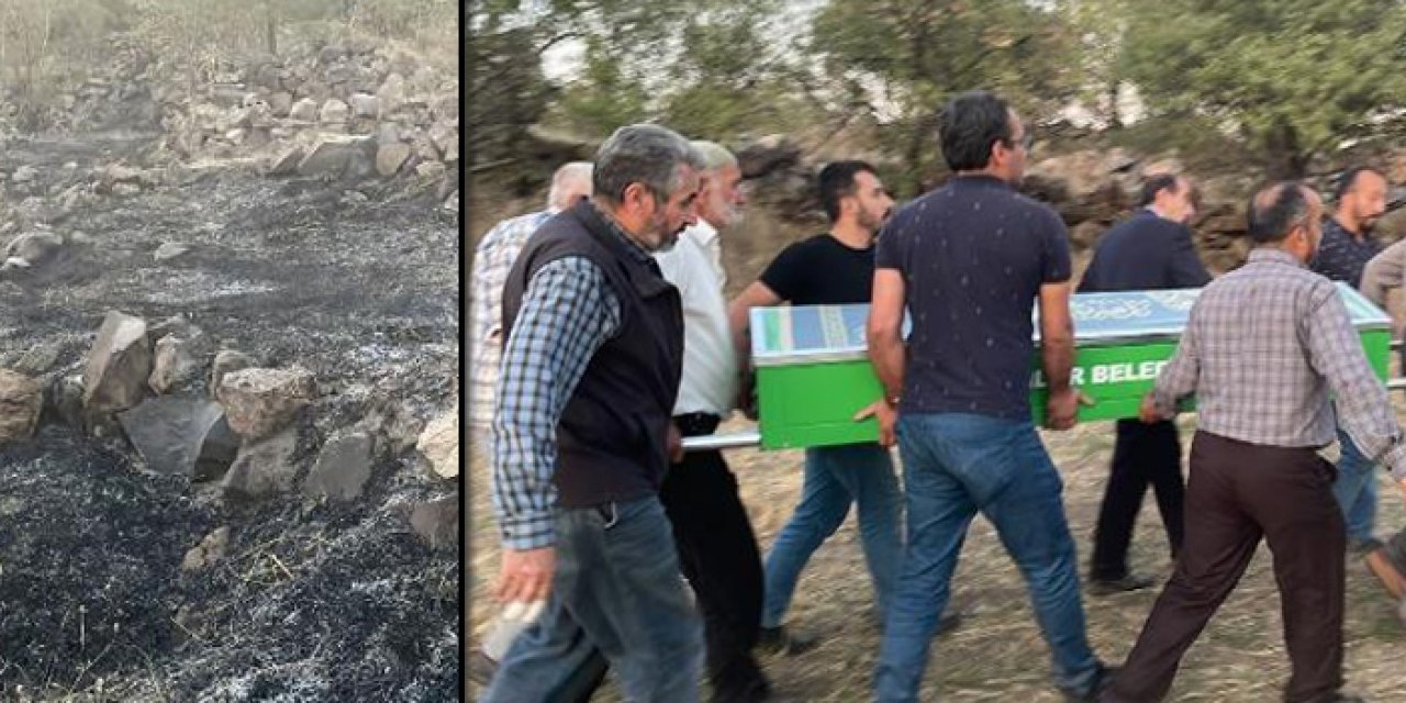 Alevlerin arasına düşerek can verdi