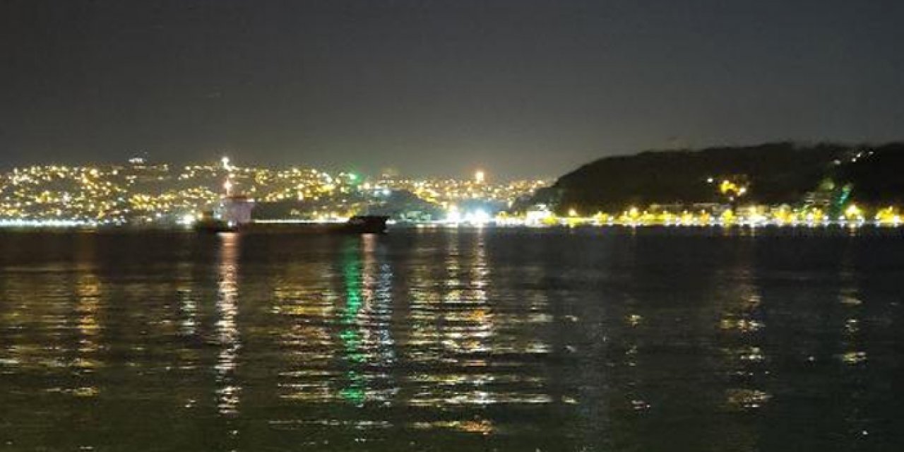 Ukraynalı tahıl gemisi İstanbul Boğazı'ndan geçti