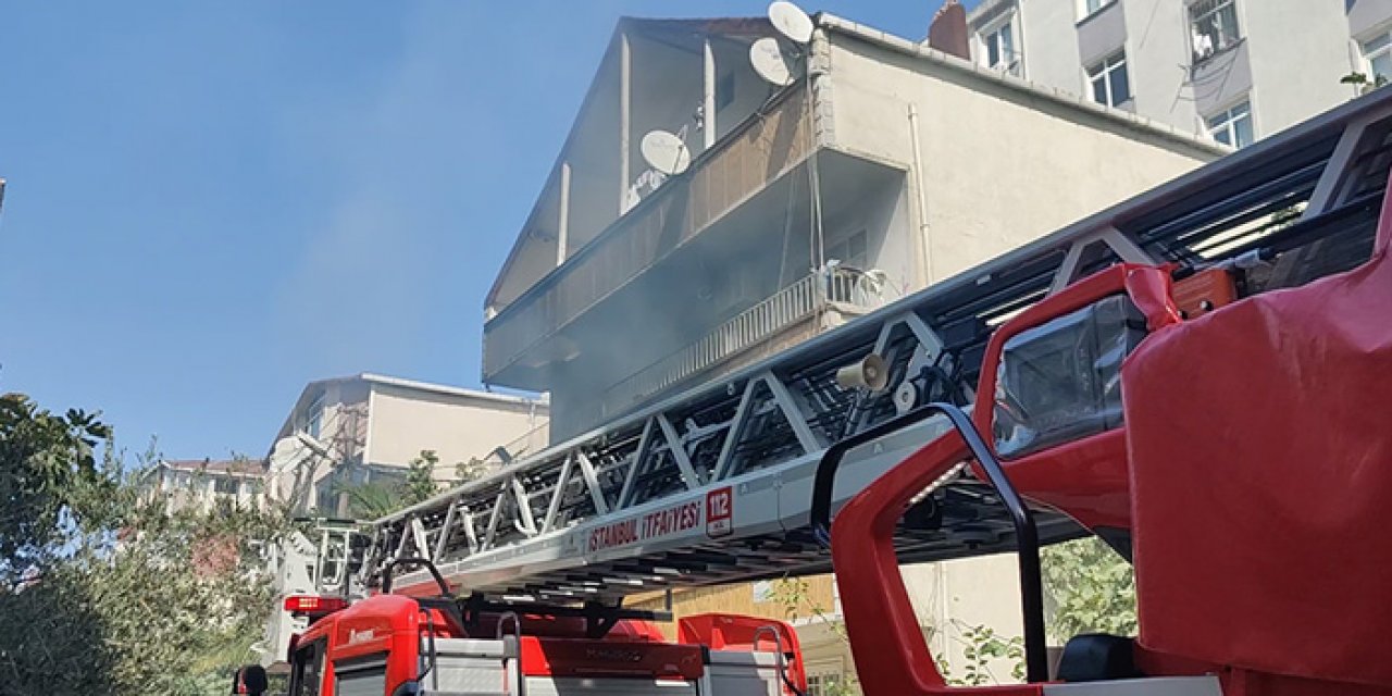 3 katlı binada çıkan yangın söndürüldü