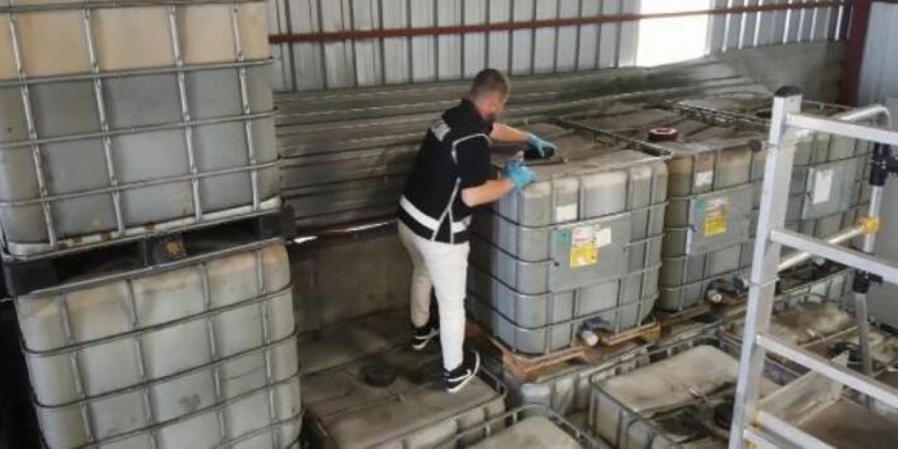 21 bin litre kaçak akaryakıt ele geçirildi