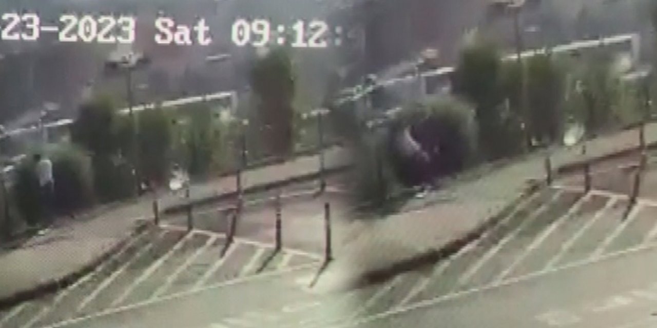 Yaslandığı tel koptu: Feci şekilde can verdi