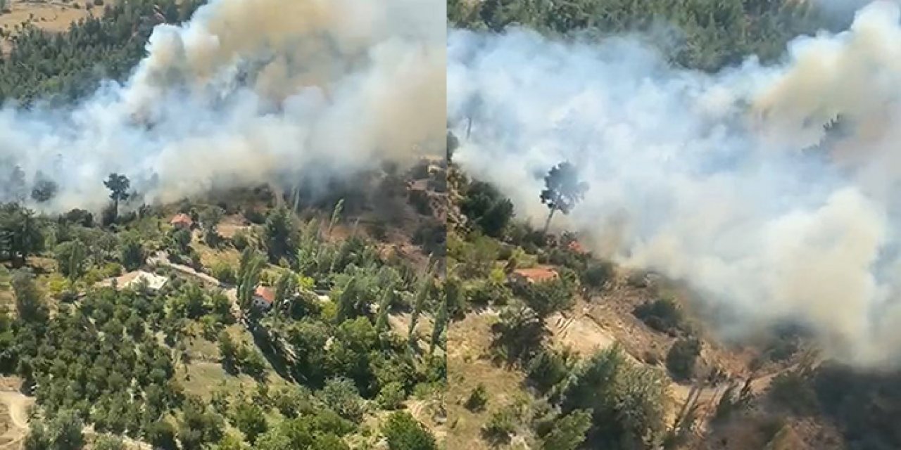 Antalya Kaş’ta ormanlar alevlere teslim!