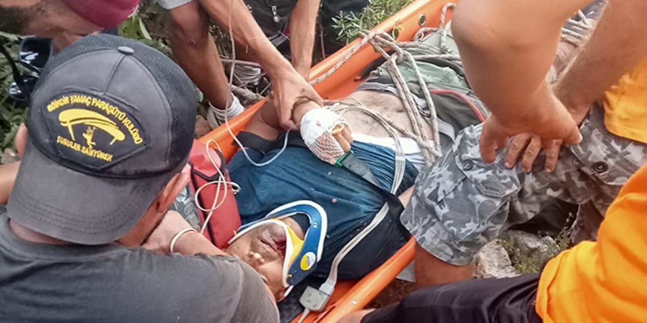 Yamaç paraşütünden düşen turist yaşamını yitirdi