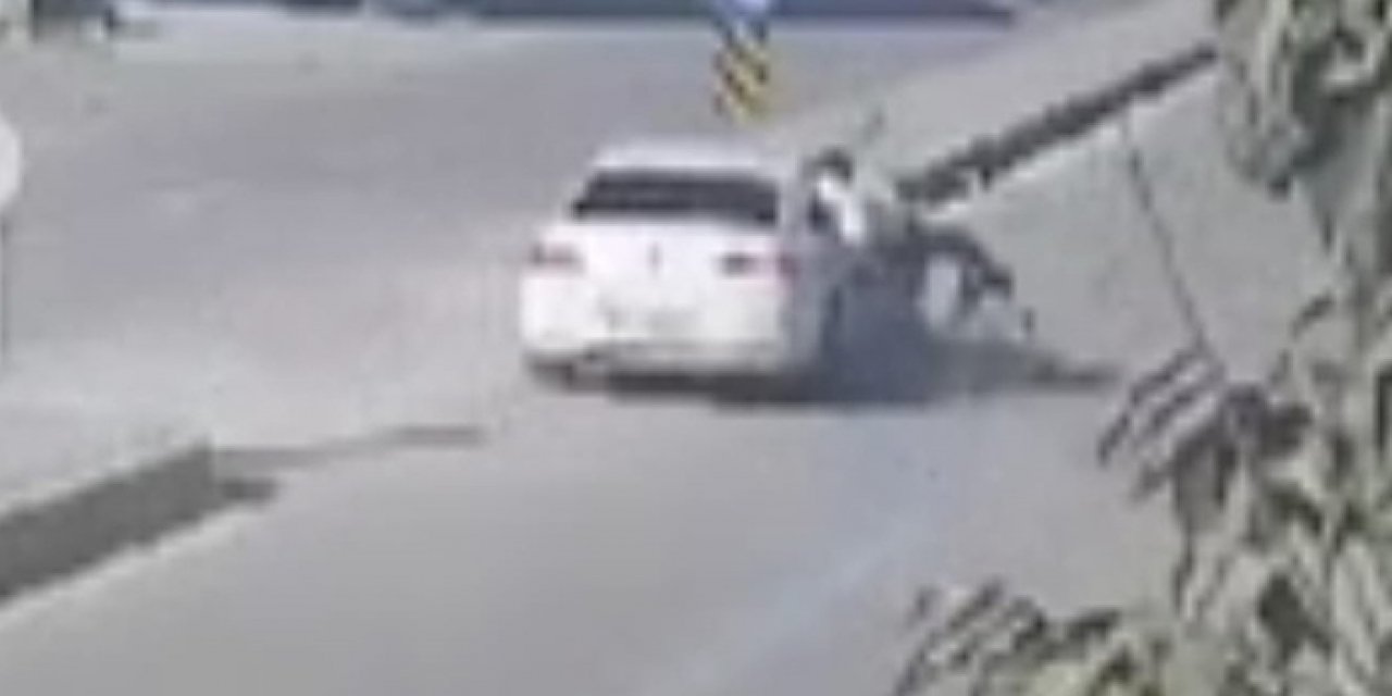 Bisikletli adama otomobil çarptı: Ağır yaralandı