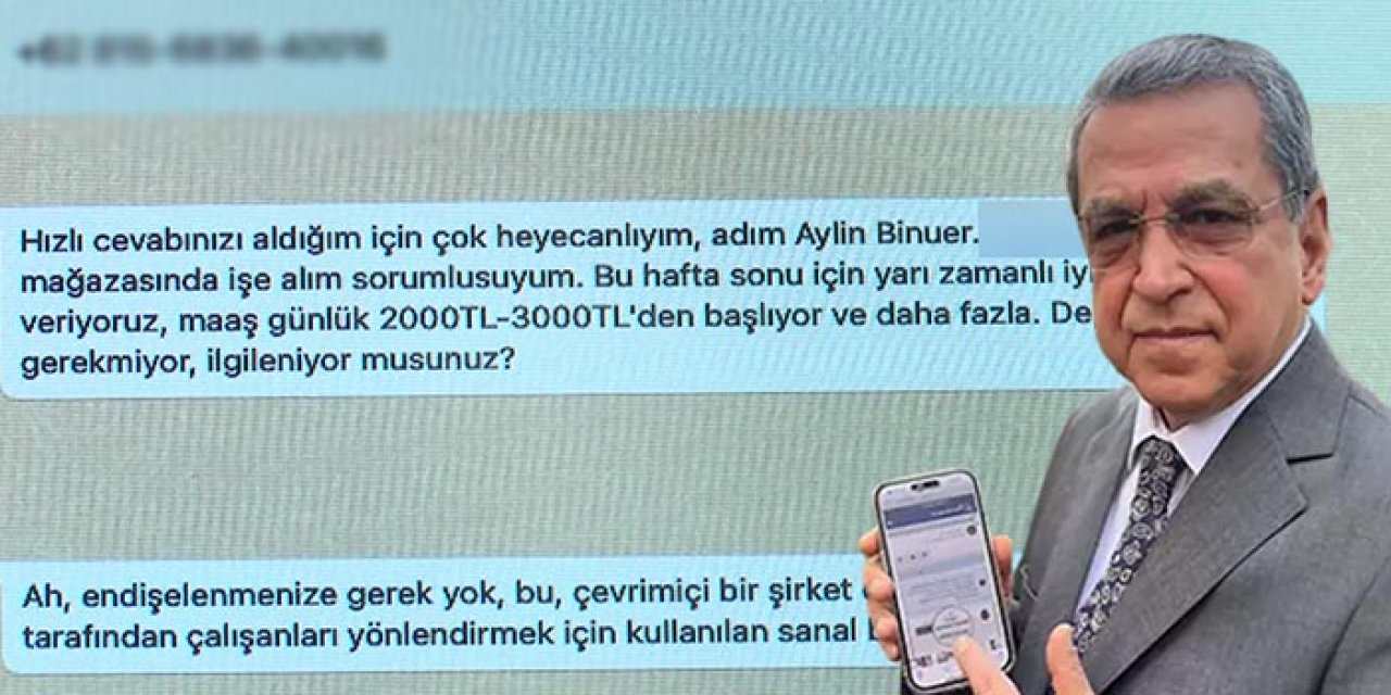 Yurtdışı numaralardan gelen iş vaatli dolandırıcılığa dikkat!