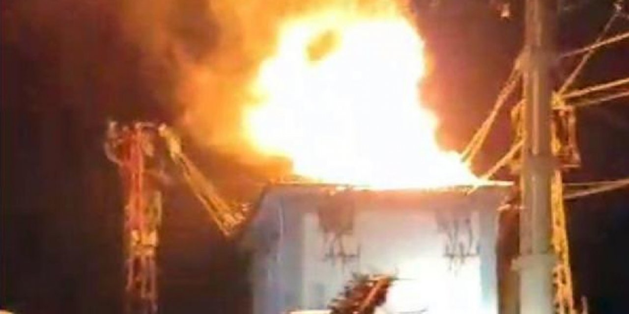 Diyarbakır’da trafo alev topuna döndü