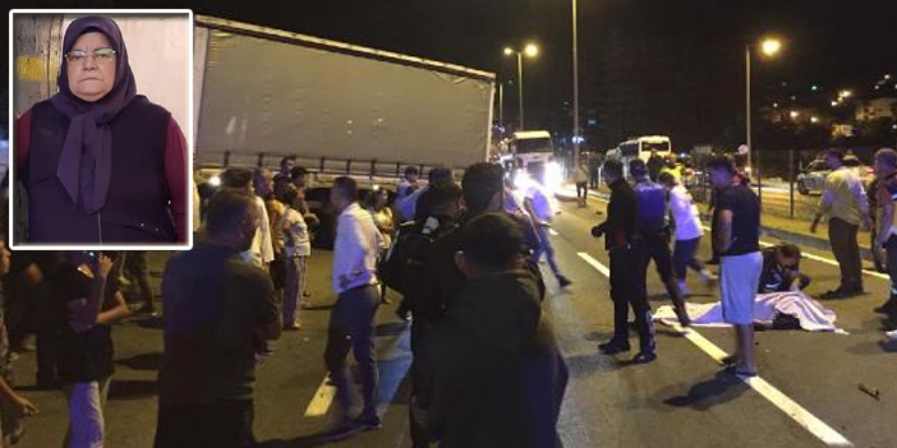 Önce motosiklet sonra otomobilin çarptığı kadın öldü