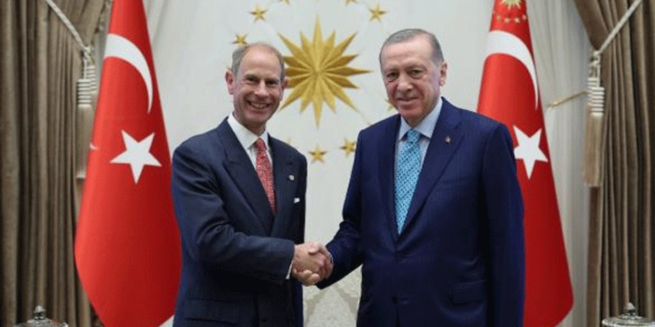 Cumhurbaşkanı Erdoğan Prens Edward ile görüştü