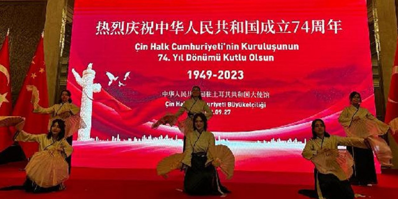 Çin Halk Cumhuriyeti'nin kuruluşunu 74'üncü yılı Ankara'da kutlandı