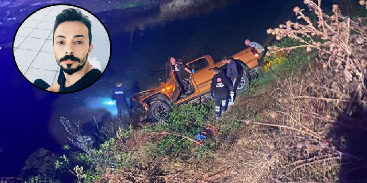 Kamyonet dereye uçtu: 1 ölü, 3 yaralı