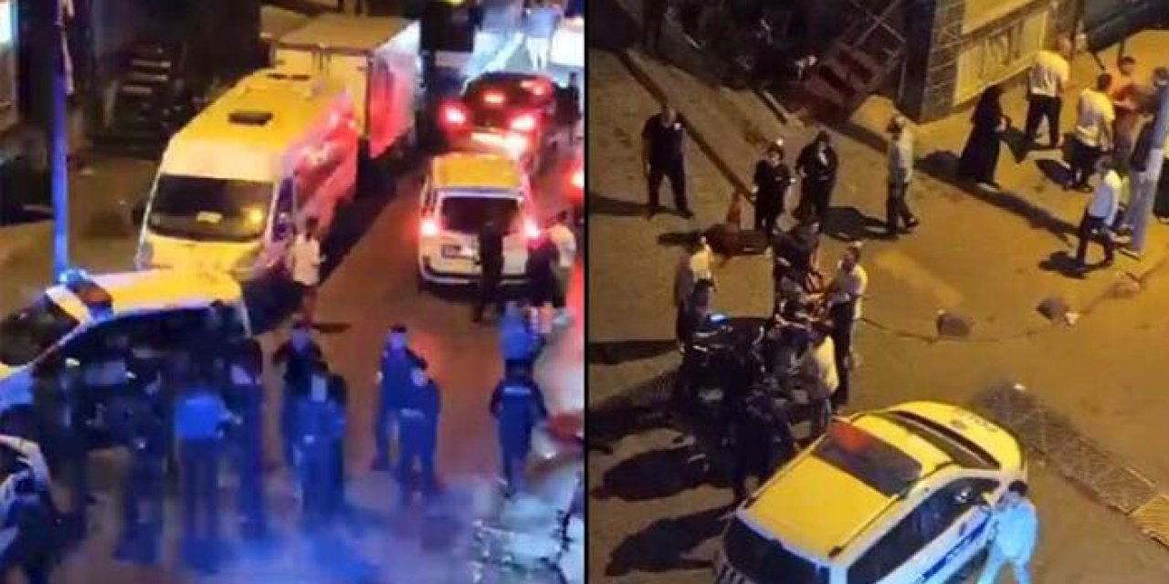 2 grup arasındaki kavga mahalleyi karıştırdı