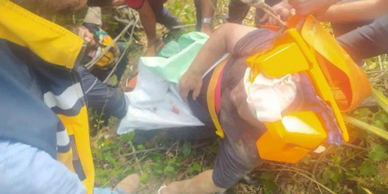 Doğa gezisi yaparken mağaraya düştü: AFAD kurtardı