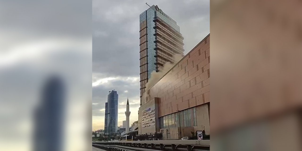 AVM’de baca yangını